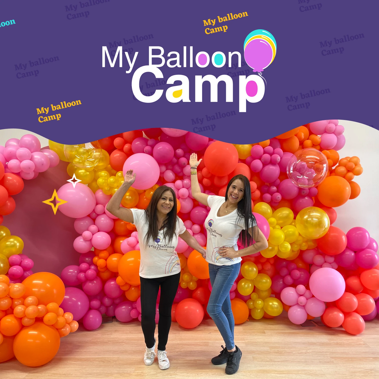 My Balloon camp curso de decoración con globos online